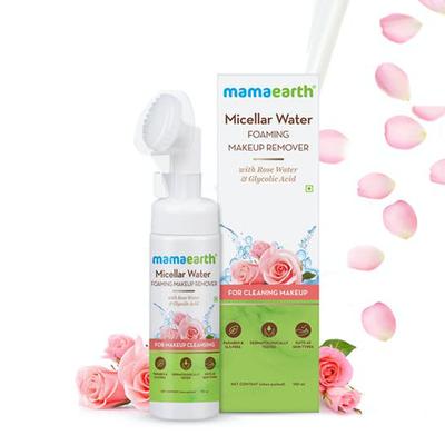 Mamaearth Micellar Water Foaming Makeup Remover 150 ml - Make Up Removers