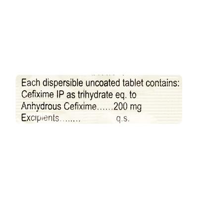 CEFIVOT 200 Dispersible tablet 10's - Bacterial Infections-Cep