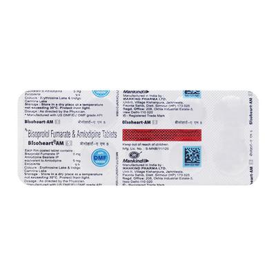 Bisoheart AM 5mg Tablet 10'S - Hypertension-Bet