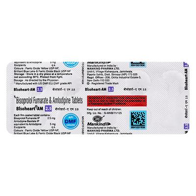 Bisoheart AM 2.5mg Tablet 10'S - Hypertension-Bet