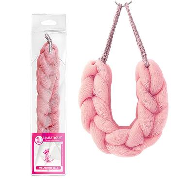 Majestique Mesh Bath Belt, Back Scrubber BA204, Gentle Massaging Body Loofah - Color May Vary 1's - Loofahs & Sponges