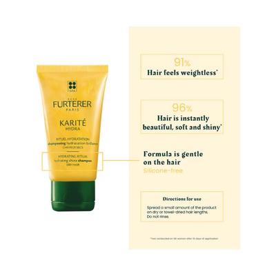 Rene Furterer Karite Hydra Hydrating Shine Shampoo dry hair 150ml - Shampoos