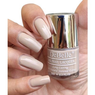 DeBelle Gel Nail Lacquer Victorian Beige Beige Nail Polish 8 ml - Nail Polish