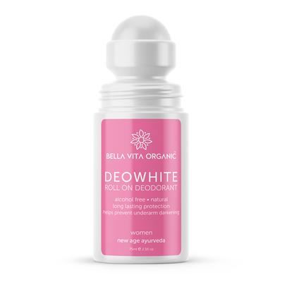 Bella Vita Organic Deowhite Underarm Whitening Natural Roll On Deodorant 75 ml - Women Deodorants/Roll-Ons