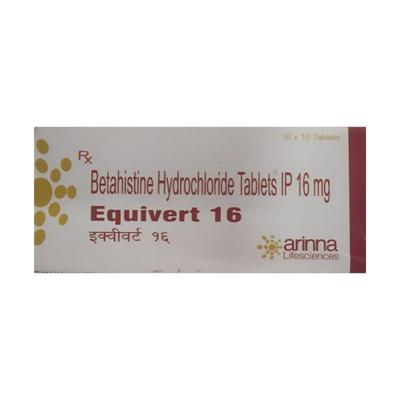 EQUIVERT 16mg Tablet 10's - Vertigo-Ant