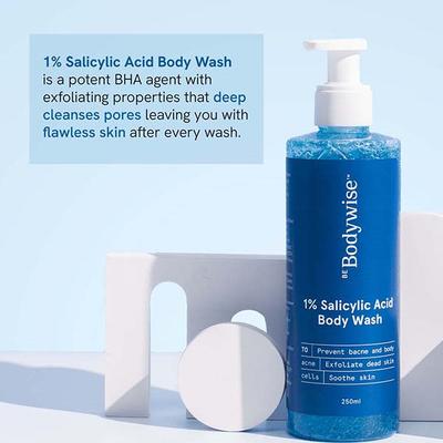 Be Bodywise 1% Salicylic Acid Be Body Wash for Be Body Acne 250 ml - Shower Gels & Body Wash