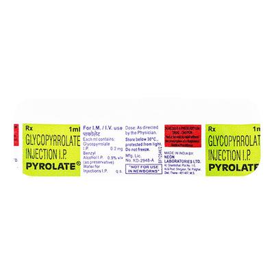 Pyrolate Injection 1ml - Muscle Spasm-Mus