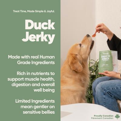 Purple Tails Sniff N Snack Dog Treat Duck Jerky 70 g - Pet Healthcare