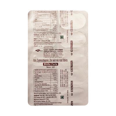 Bisfer Forte Tablet 10'S - Supplements-Vam