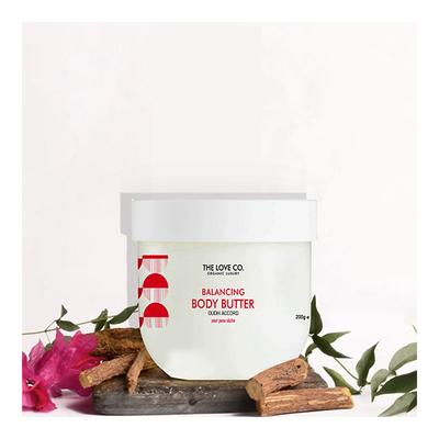 The Love Co. Balancing Body Butter Cream - Oudh Accord 200 gm - Body Butter