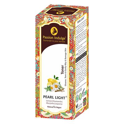 Passion Indulge PEARL LIGHT TONER For Spot reduction And Skin Lightening cleanse tone & clarify oily & Damage Skin 100ml - Toners