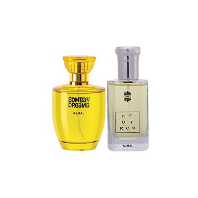 Ajmal Bombay Dreams EDP Floral Fruity Perfume And Neutron EDP Citrus Fruity Perfume 200 ml - Perfumes (Edt/Edp)