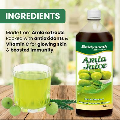Baidyanath Amla Juice 1 litre - Ayurvedic Juices