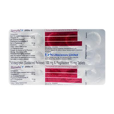 ZOMELIS P Tablet 15's - Diabetes-Ant