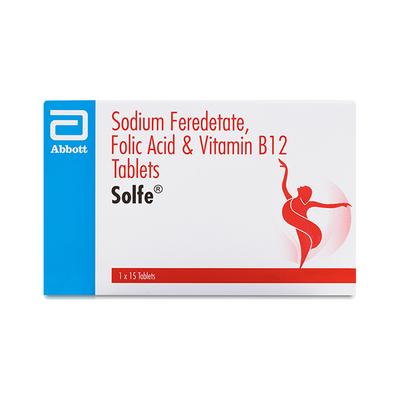 SOLFE Tablet 15's - Iron Supplement/Anaemia-Vma