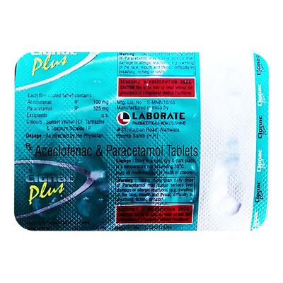 CLONAC PLUS Tablet 10's - Pain relief-Nsa