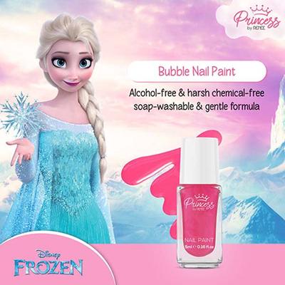 Disney Frozen Princess By RENEE Bubbles Nail Paint Elsa Pink 5 ml - Nail Polish