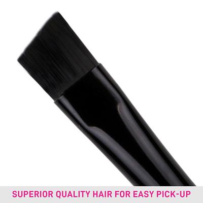 Vega Angular Blender Brush, Wooden Color 2's - Face Brush