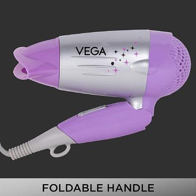 VEGA Galaxy 1100w Foldable Hair Dryer (VHDH-06) Color May Vary 1 gm - Hair Dryers