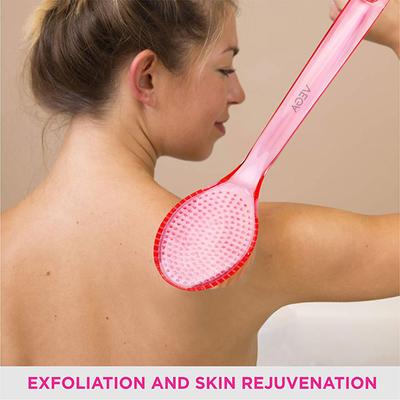 Vega New Luxury Bristle Bath Brush for Gentle Body Massage, Pink (BA-1/3) 170 gm - Body Scrubbers & Brushes