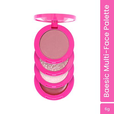 Swiss Beauty CRAZE Baesic Multi-Face Palette-Solulu 6 g - Face Palettes