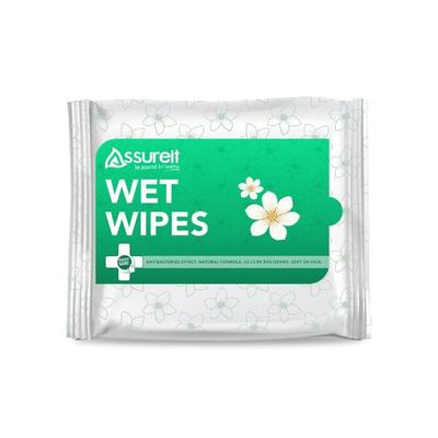Assureit Wet Wipes Antibacterial Natural Formula Kills 99.99% Germs 30's - Facial Wipes & Tissues