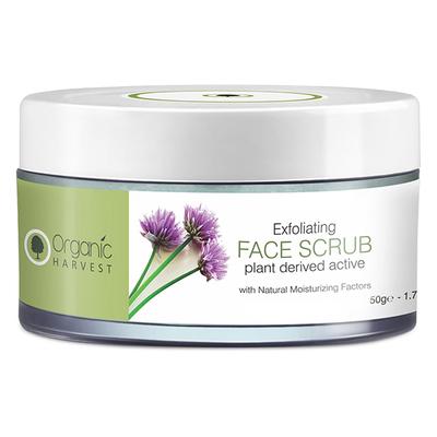Organic Harvest Exfoliating Face Scrub 50 gm - Scrubs & Exfoliants