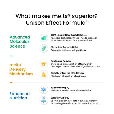 Wellbeing Nutrition Melts Healthy Gut Probiotic 10B CFU, Digestive Enzymes and FOS For Indigestion, Gas, Acidity 30 Strips - Digestive Health