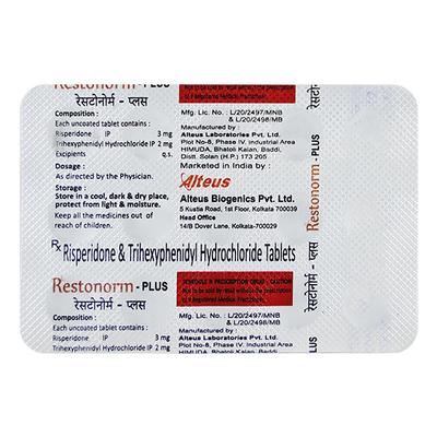 RESTONORM PLUS Tablet 15's - Schizophrenia-Aps