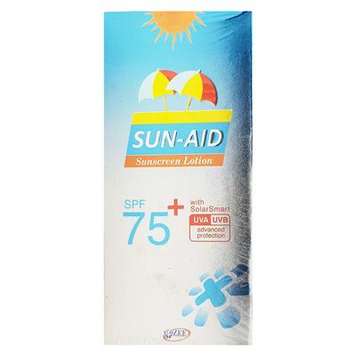 SUN AID SPF 75+ SUNCREEN Lotion 100gm - Sunscreen Preparations-Emo