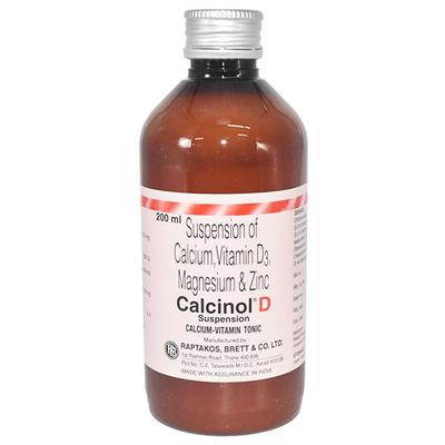 Calcinol D Suspension 200ml - Supplements-Cal
