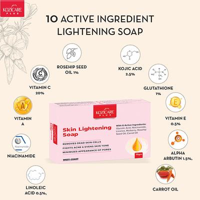 Kozicare Plus Skin Lightening Soap 75 gm - Soaps