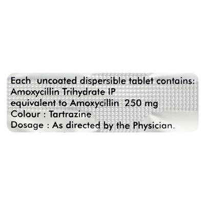 Pulmoxyl DT 250mg Tablet 10'S - Bacterial Infections-Pen