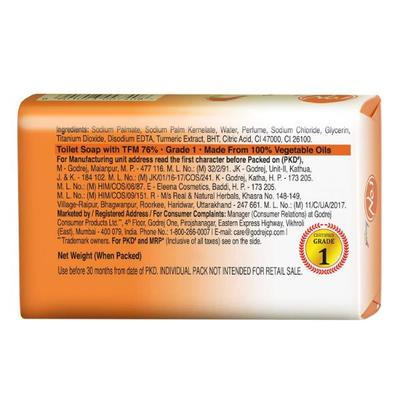 Godrej NO.1 Sandal & Turmeric Soap (Pack of 3 x 150 g + 150 g Free) - Soaps