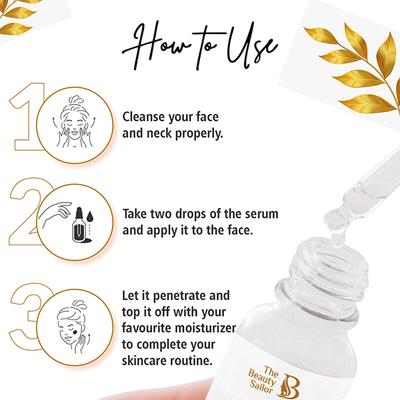 The Beauty Sailor 10 Percent Niacinamide Serum Enriched with Alpha Arbutin, Hyaluronic Acid 30 ml - Face Gels