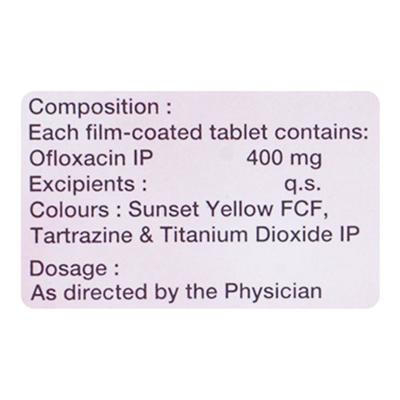Ofler 400mg Tablet 10'S - Bacterial Infections-Qui