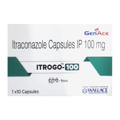 ITROGO 100 Capsule 10's - Fungal Infections-Anf