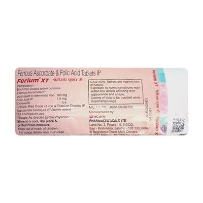 FERIUM XT Tablet 15's - Anaemia-VMA