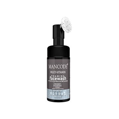 Mancode Multi Vitamin Foaming Face Wash With Bult-In Face Brush For Deep Cleansing 100 ml - Face Wash & Cleansers