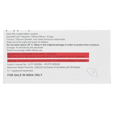 NEPTAZ 100 Tablet 14's - Heart Failure-Ang