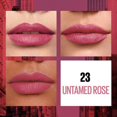 Maybelline New York Sensational Liquid Matte Lipstick, 23 Untamed Rose 7 ml - Liquid Lipsticks