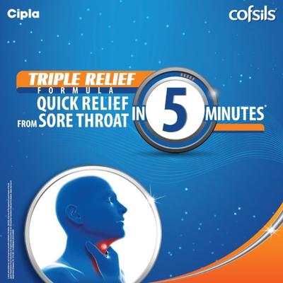 Cofsils Lozenges - Orange 10's - Sore Throat Lozenges