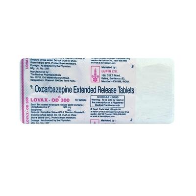 Lovax OD 300mg Tablet 10'S - Epilepsy/Convulsion-Ant