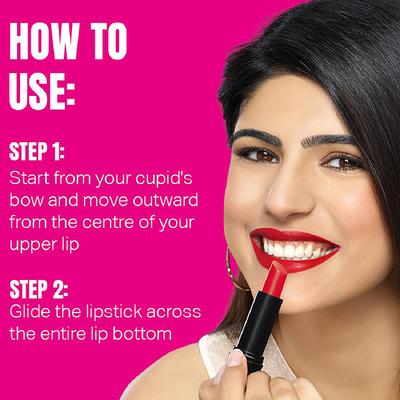 Elle 18 Colour Pop Matte Lipstick, W15, Winter Berry 4.3gm - Lipsticks