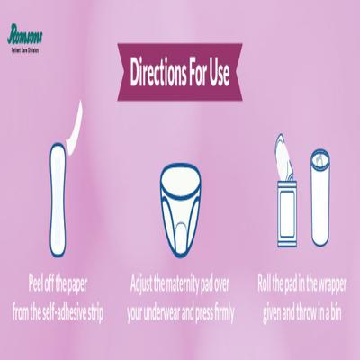 Dignity Mom Maternity Pads (M) 5's - Maternity Pads