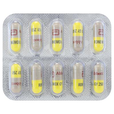 RONEMOX GY 250 Capsule 10's - Bacterial Infections-Pen