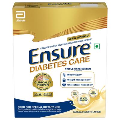 Ensure Diabetes Care Powder - Vanilla Flavour 200 gm (Refill Pack) - Diabetes (Fitness)