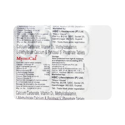 Mymical Tablet 10'S - Supplements-Vam