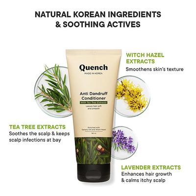 Quench Anti Dandruff Conditioner with Tea Tree Extracts 180 ml - Conditioners