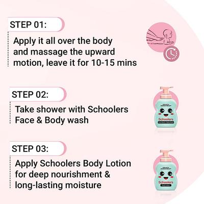 Keya Seth Aromatherapy Schoolers Body Oil Ultra-Light Brightening and Nourishing Massage Oil, Enriched 200 ml - Massage Oils